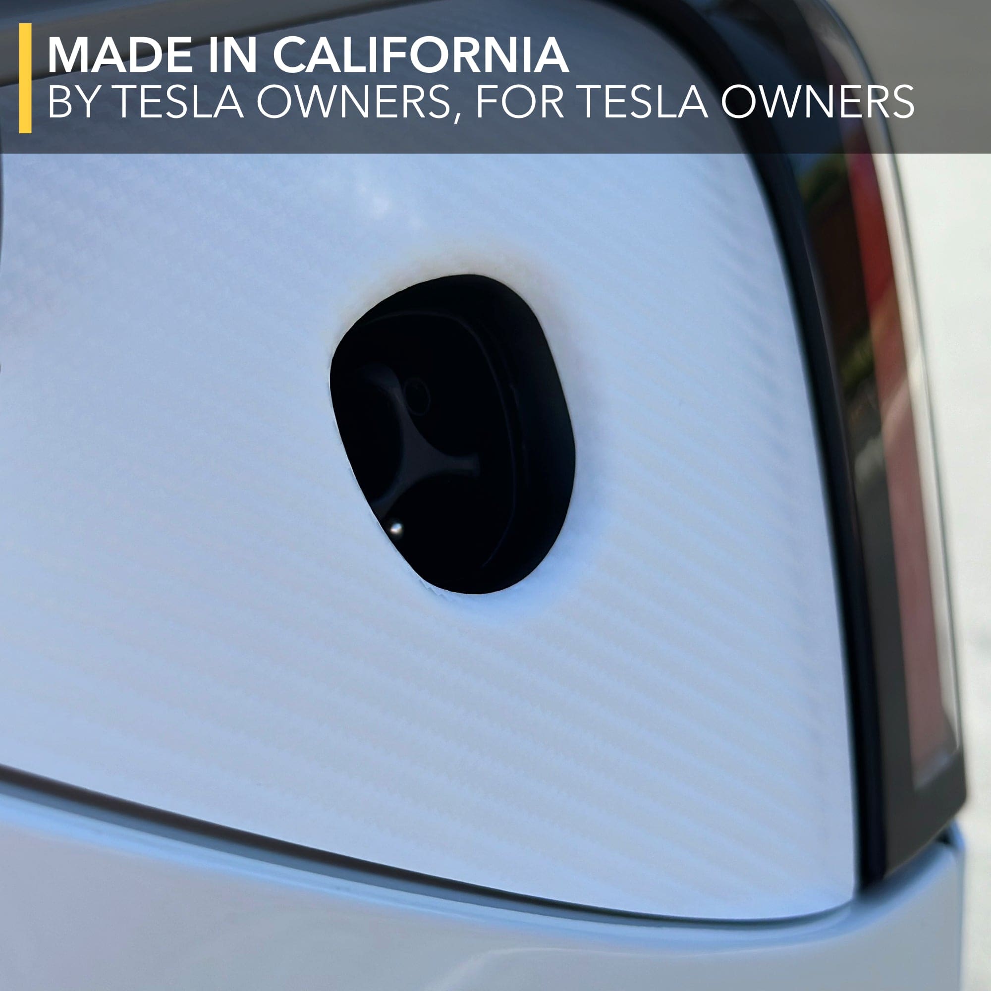 Charge Port Carbon Fiber Wrap | Tesla Model 3 Highland & Model Y Juniper