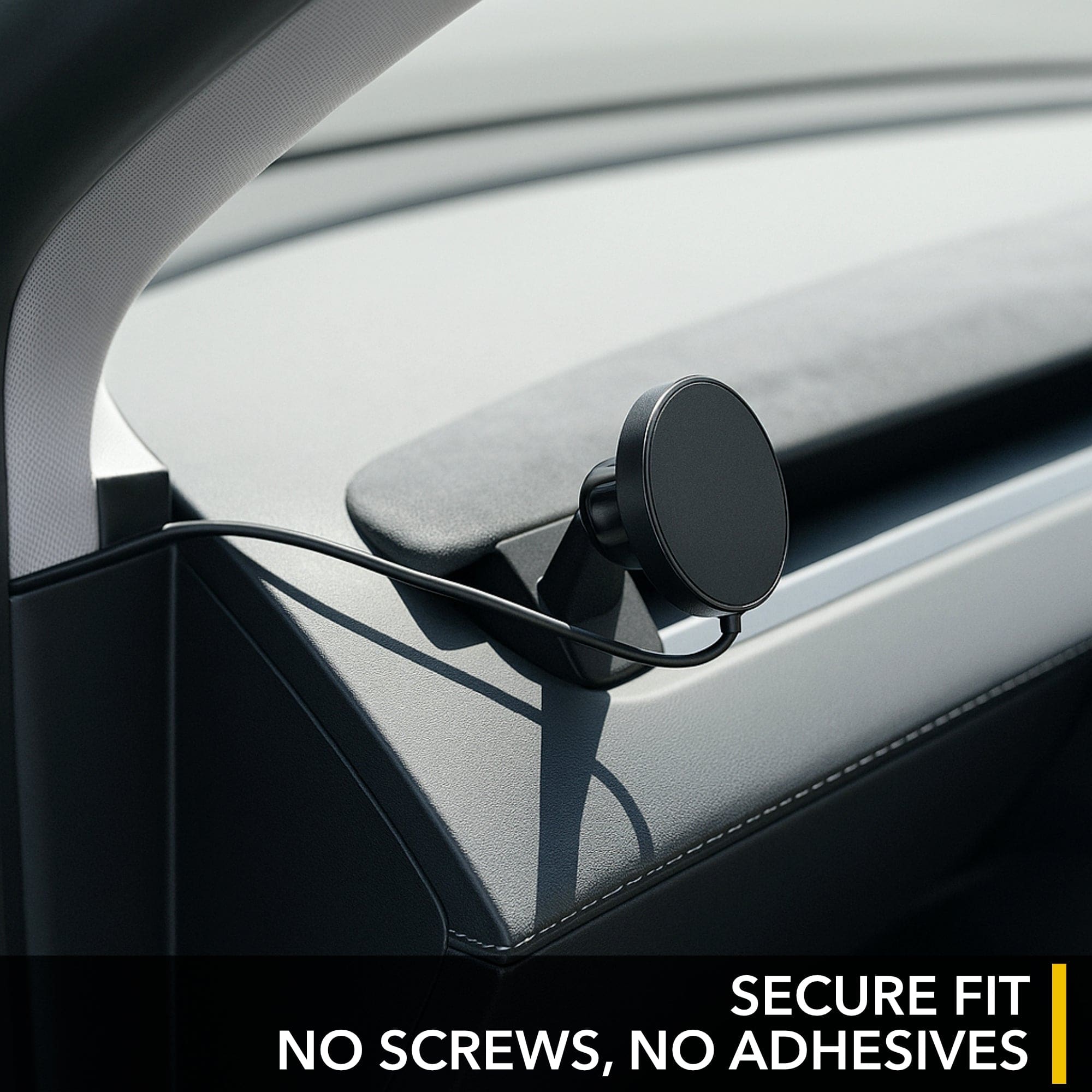 Dashboard Phone Mount / Qi2 Charger | Tesla Model 3 Highland, Model Y Juniper