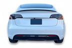 Diffuser Lip Vinyl Wrap | Tesla Model 3 Highland - Carbon Fiber Film Cover