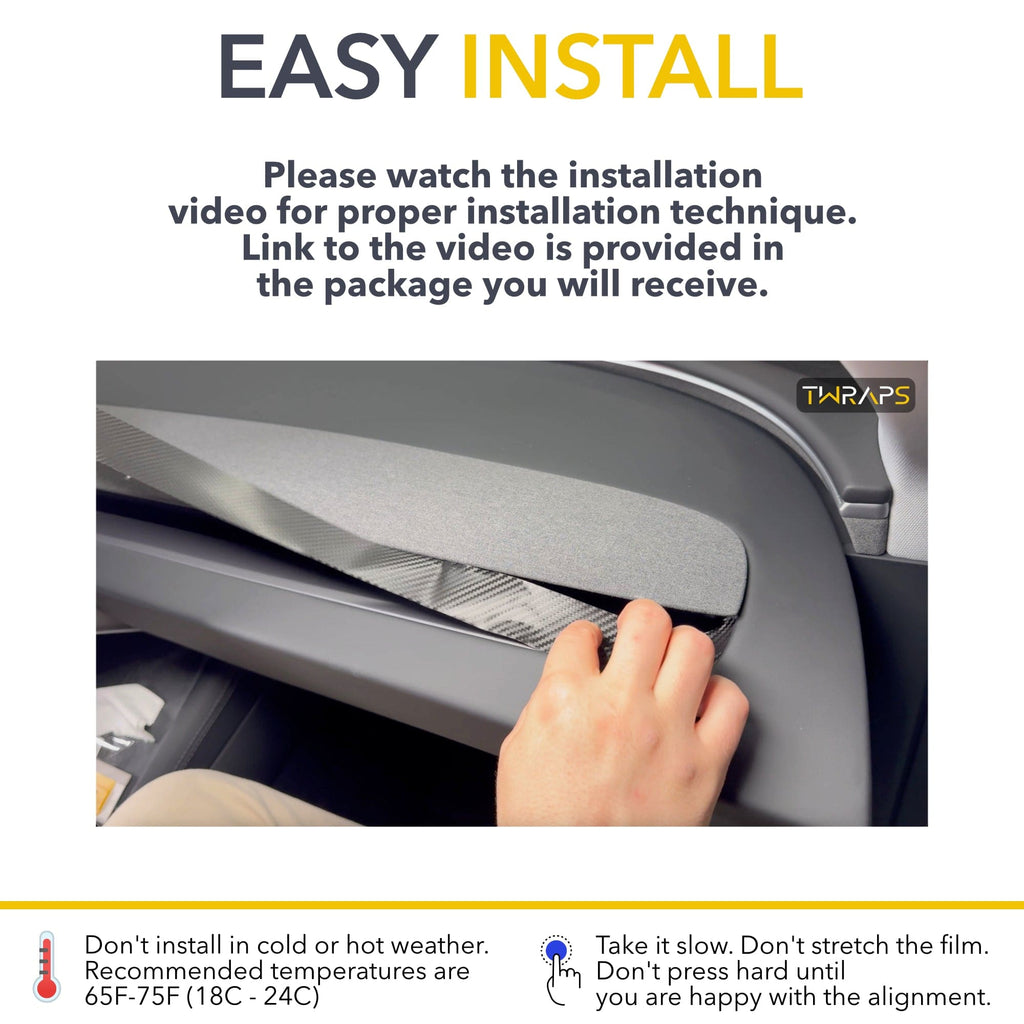 Interior Vinyl Wrap Kit | Tesla Model 3 Highland & Tesla Model Y Juniper