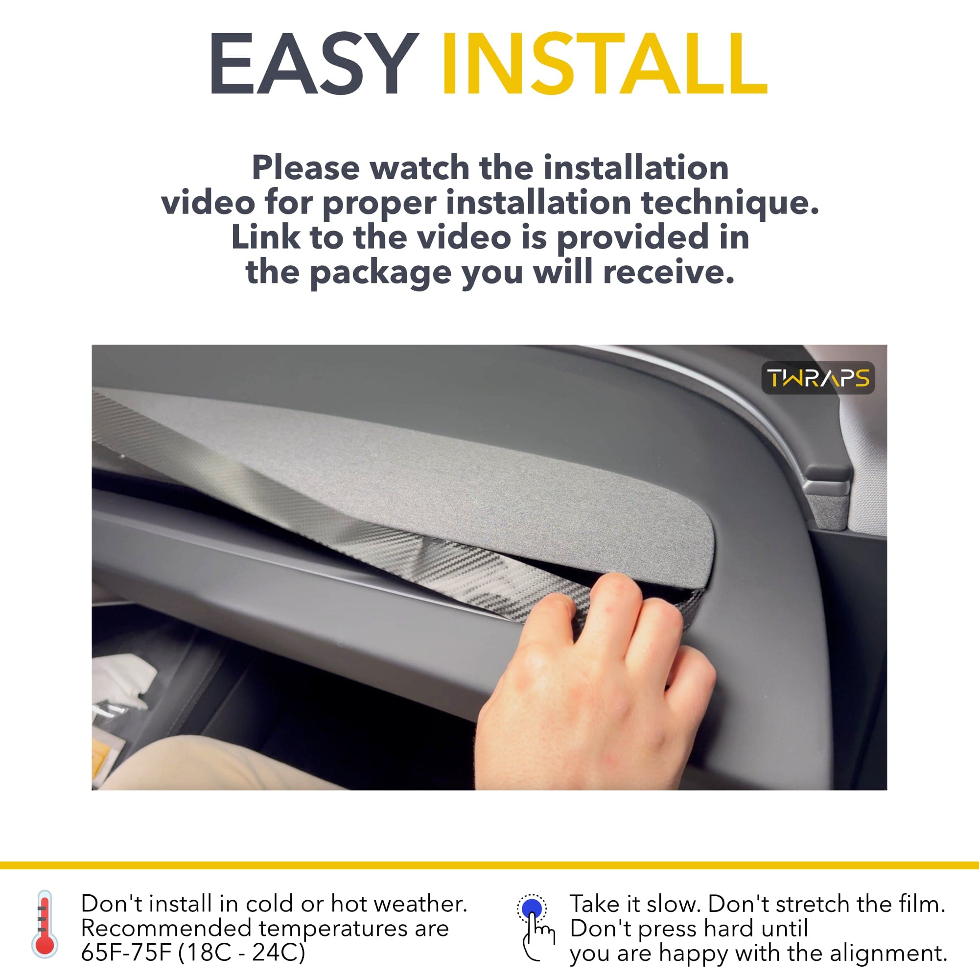 Interior Vinyl Wrap Kit | Tesla Model 3 Highland & Tesla Model Y Juniper
