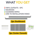 Interior Vinyl Wrap Kit | Tesla Model 3 Highland & Tesla Model Y Juniper