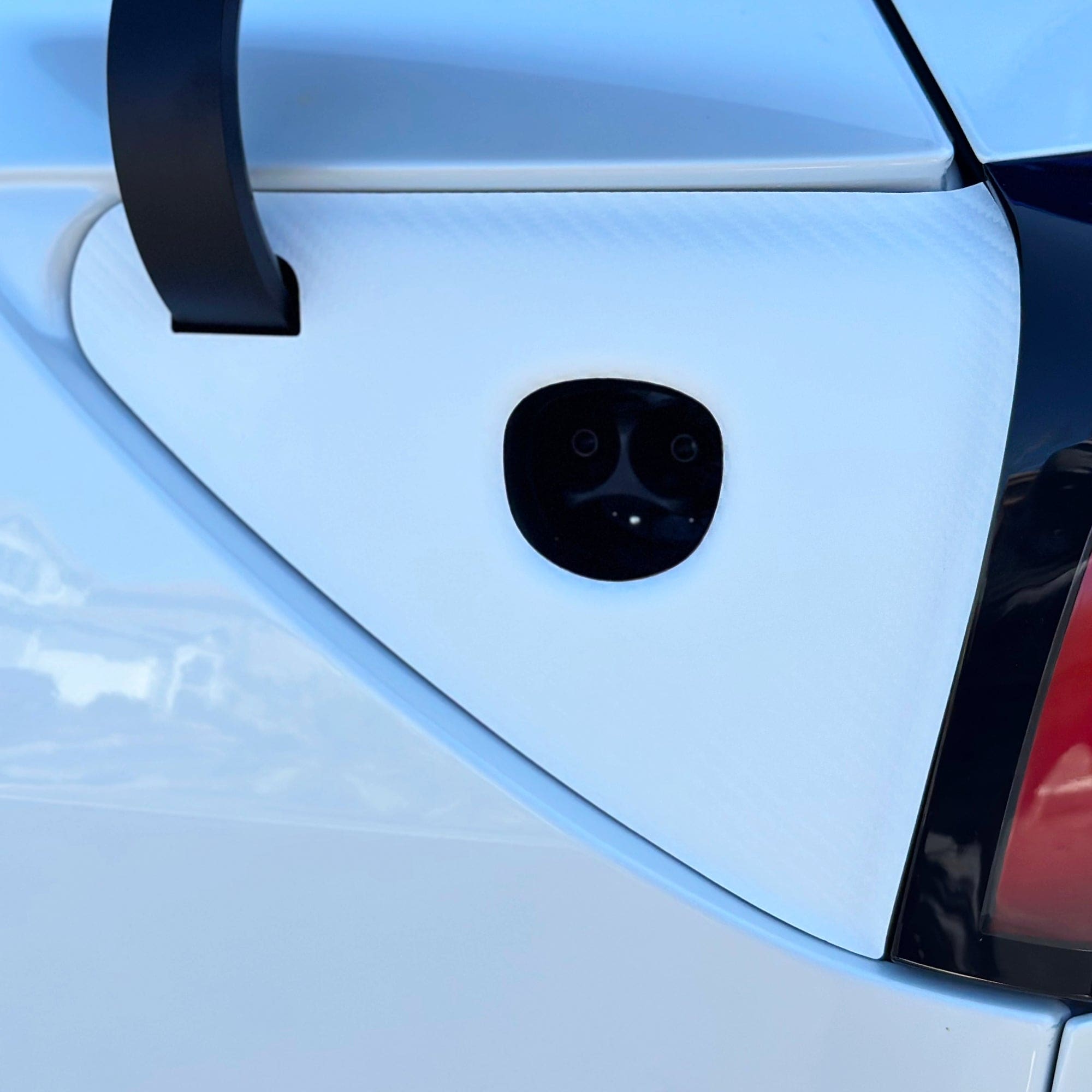 Charge Port Carbon Fiber Wrap | Tesla Model 3 Highland & Model Y Juniper