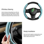 Ultra-thin Alcantara Steering Wheel Cover for Model 3 / Y |