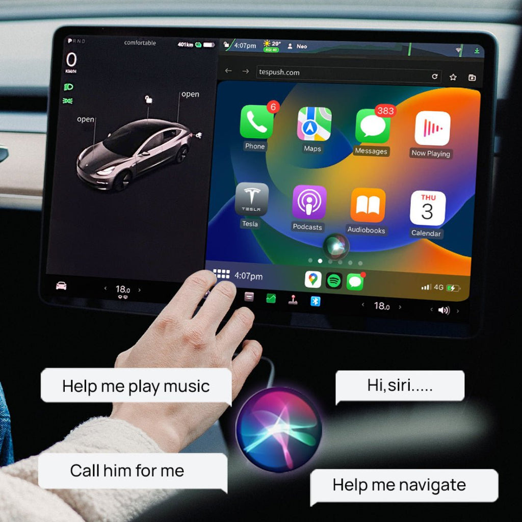 Wireless Apple CarPlay Adapter for Tesla |