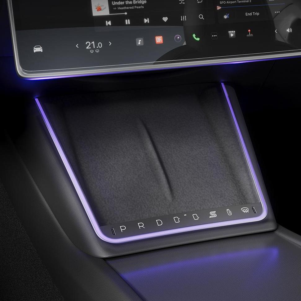 Wireless Charging Smart Button with Ambient Light for Model 3 Highland / Y Juniper