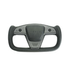 Touch Horn Yoke Plaid Steering Wheel Replacement for Tesla Model S / X 2021-2023